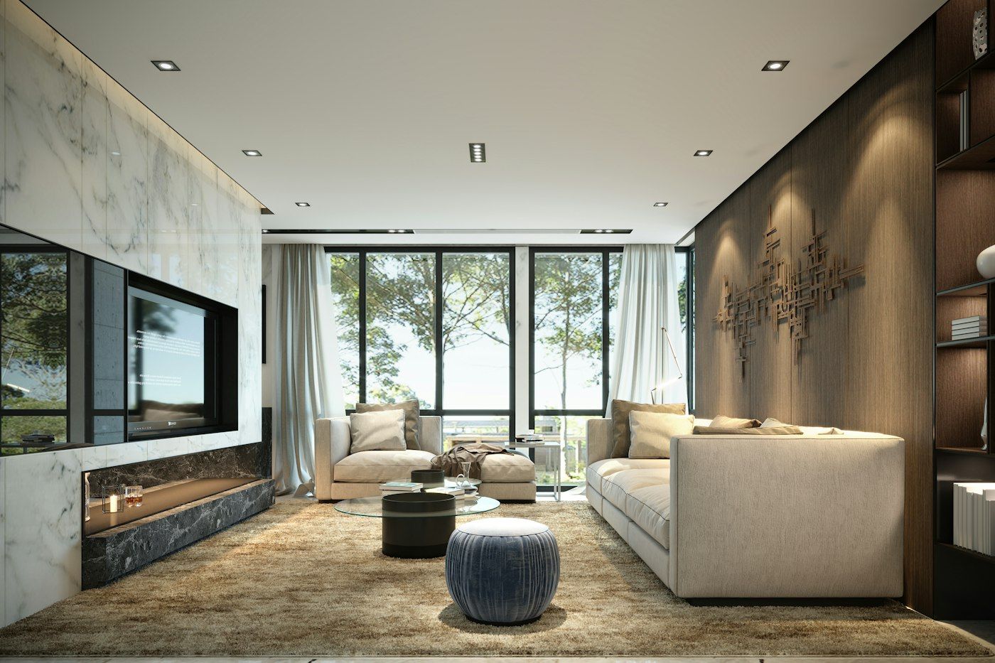 Wohnwand Modern